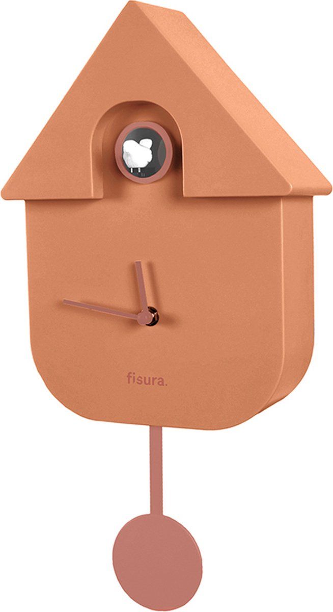 Fisura Cuckoo House Koekoeksklok – Aanpasbaar Volume – Terracotta