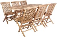 vidaXL - Bartafel Set - 2 zitplekken - Massief Teakhout - Bruin
