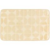 Tapis de bain Roy microfibre à mémoire de forme 50 x 80 cm beige