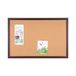 Bi-Office Earth Prime kurkbord, zelfherstellende kurkplaat met stevig frame, van kersenhout, 90 x 60 cm