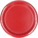 40x Assiettes en carton rouges 23 cm - Jetables - Articles de fête