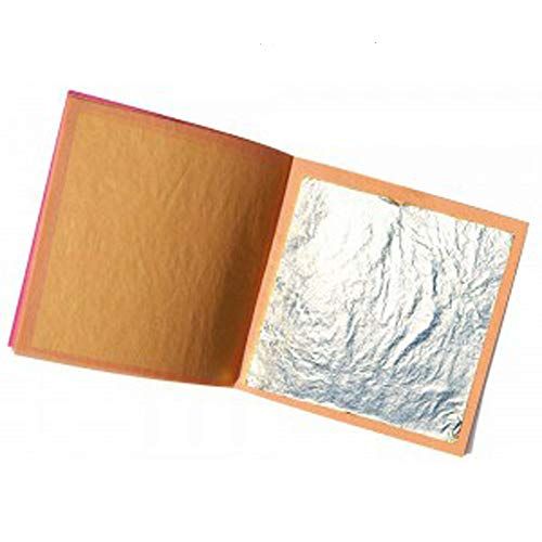 Sim Gold Leaf Bladzilver Eetbaar - 40mm x 40mm - 10 stuks