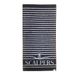 Scalpers Handdoek, 90 x 180 cm, 100% katoen, 500 g/m², marineblauw, gestreept