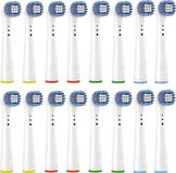 Oral B 16x Tandenborstel opzetstukjes - Vervanging Precision Clean EB20