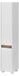 Armoire haute étroite, 2 portes, dimensions : 30,2 x 164,5 x 33 cm, couleur : blanc