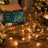 Lumineo Kerstboomverlichting - 80 LED lampjes - warm wit - 6 meter - lichtsnoer