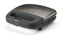 BLACK+DECKER Black & Decker BXSA751E Sandwich Maker - 750W - Black & Metallic