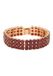 NAEMI Armband Rose Gold Red Kristal