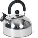 Gerimport Bouilloire - 2,5 litre - argent / noir - INOX
