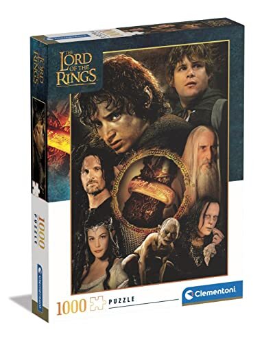 Clementoni - Puzzel 1000 Stukjes High Quality Collection The Lord Of The Rings, Puzzel Voor Volwassenen en Kinderen, 10-99 jaar, 39737