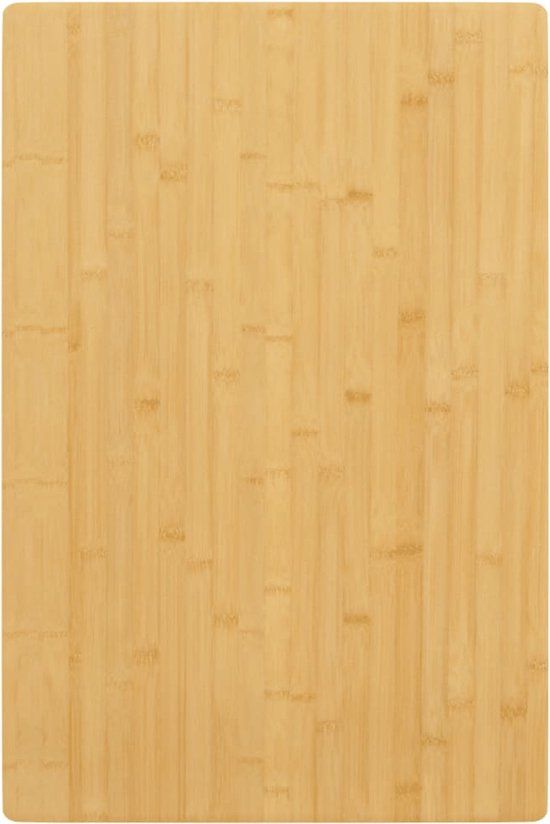vidaXL Tafelblad - 60x100x2,5 cm - Bamboe - Bruin - Modern