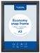 Europel Economy Kliklijst – Posterlijst – A3 – 29,7 x 42 cm – 25mm – Aluminium – Zwart