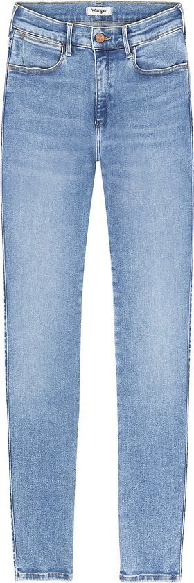 Wrangler High Skinny Jeans - Dames - Maat 29/32 - Lichtblauw