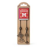 IF Book Keepers Antiqued Letter Bookmarks - Letter M
