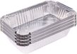 Benson BBQ grill-schalen - 32x - aluminium - 25 x 14 x 5,5 cm
