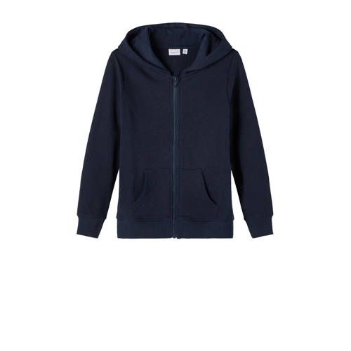 NAME IT KIDS sweatvest NKMNESWEAT donkerblauw