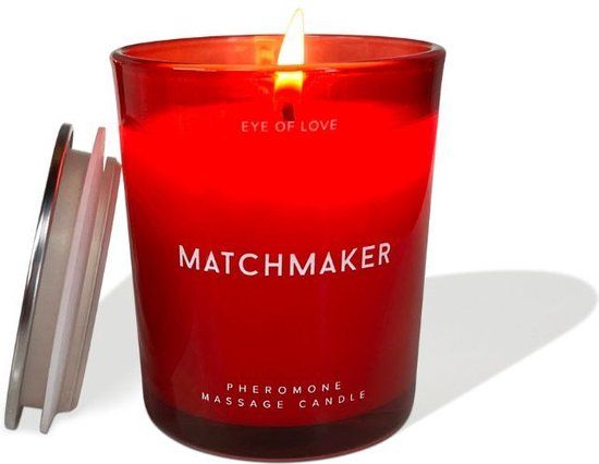 Eye Of Love Matchmaker Rode Diamant Feromoon Massage Kaars