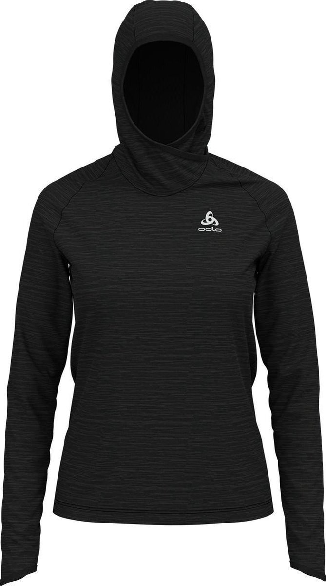 ODLO Millenium Element Hoody Dames, black melange