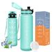 Vikaster Drinkfles, 500 ml, BPA-vrij, voor sport, fitnessstudio, hardlopen, kinderen, fietsen