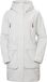 Helly Hansen Veste d'extérieur d'hiver pour femme, coupe longue avec capuche, blanc