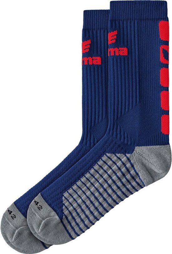 Erima Classic 5-C Sportsokken - New Navy / Rood - Maat 47-50