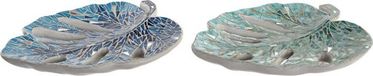 DKD Home Decor Middenstuk DKD Home Decor Kristal Hars (43 x 36 x 9 cm) (2 Stuks) Blauw