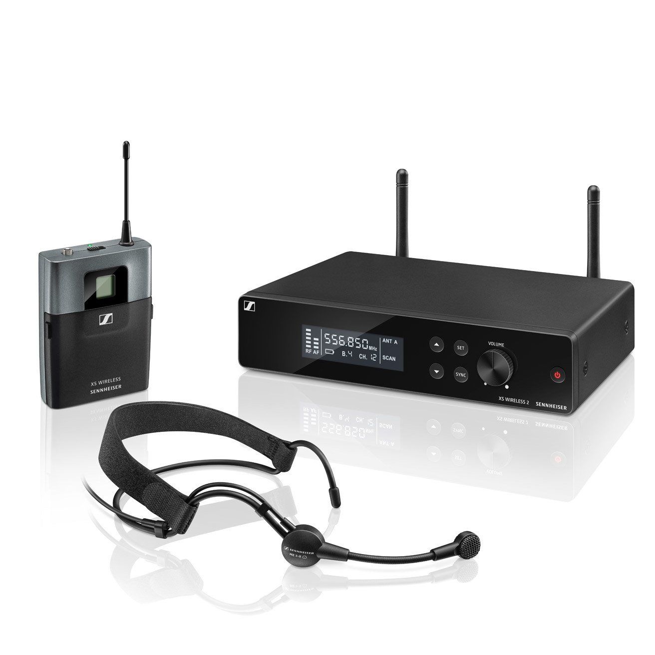 Sennheiser XSW 2-ME3-B Draadloze Headset Microfoonsysteem