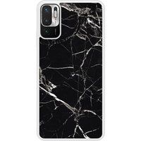 Xiaomi Redmi Note Marbre noir Verstevigd hoesje met sublimatie bedrukking