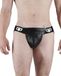 Bockle® Bretelles en cuir pour sous-vêtements GAY-ZIP, slip en cuir pour hommes, taille 4XL