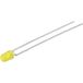 Vishay TLLY4400 LED jaune rond 3 mm 1,2 mcd 25° 2 mA 2,4 V câblé