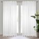 Eurofirany Lucy - Gordijn - 140x270 cm - Wit - Luchtig Voile