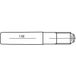 TOOLCRAFT TO-9985059 Goupille conique 20 mm Acier 5 pièce(s)