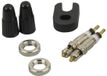 fischer MTS MarkenTechnikService Fietsventielen-set, 7-delig, Zilver/Zwart