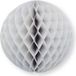 Merkloos Boules de Noël en papier - gris - 10 cm - décoration de sapin de Noël