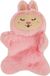 Fofos Pluche Crinkle Konijn 24x18x3,5 cm - Roze