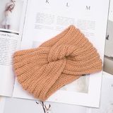 CHPN Hoofdband - Haarband - Oker/geel/bruin - Polyester - One Size - Vrouwen