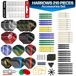 Dart accessoires set - 210-delig - Stengels, flights en ringen