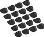 Yiwu Your Weavers Textile Co., Ltd. Protecteurs d'angle en silicone - Jeu de 20 pièces - Noir
