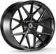 Schmidt Felge ZAYN 9.0Jx20 ET 25 5x120 Diamant Schwarz E09020ZAKX+25NQ0BS, compatibel met Camaro, Camaro MKVI A1XC
