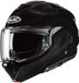 HJC F100 Solid Metal Zwart Systeemhelm
