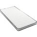 Matelas à ressorts 90x200 cm, épaisseur 12 cm, soutien ferme H3, matelas ergonomique 1 personne pour soulagement lombaire, matelas roulé blanc