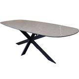 AVH-Collectie San Francisco dining tuintafel 240x100xH76 cm keramiek antraciet