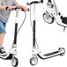 Vélo d'apprentissage enfant Pliable Blanc/Noir