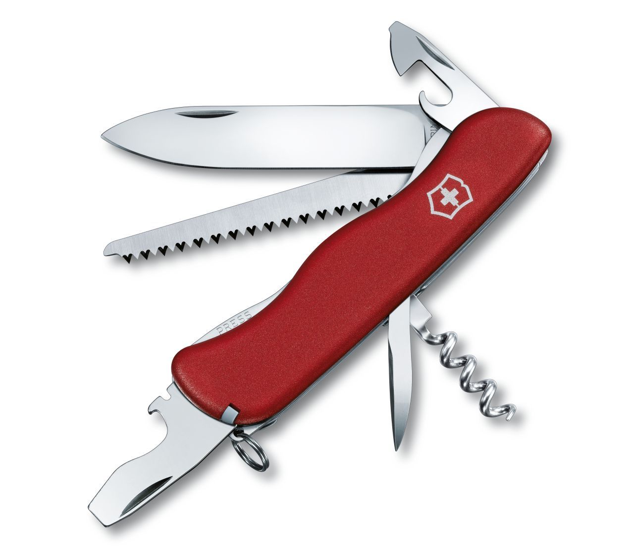 Victorinox Forester Red Zwitsers Zakmes - 12 Functies - Rood