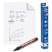 Legamaster Magic-Chart, 28245, 7-159100, whiteboard, elektrostatische folie voor verschillende oppervlakken, opgerold 25 vellen (elk 60 x 80 cm),Wit
