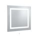 Searchlight Miroirs de salle de bain - miroir avec éclairage - 70 x 65 cm - 10W LED inclus - IP44 - blanc