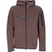 Nike Lichtgewicht sweatshirt met capuchon met ritssluiting voor heren Sportkleding Tech Fleece hoodie met volledige ritssluiting Barokbruin/barokbruin/zwart