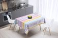 Bonamaison Tafelkleed, Anti-Mold, Sneldrogend, Waterdicht, 100% Polyester Tafellaken, Willekeurig patroon, 140 x 140 Cm