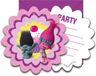 Folat Party Products Trolls Uitnodigingen - 6 stuks