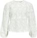 Object T-shirt Objmya Re L/s Top Noos 23046020 Cloud Dancer Dames Maat - 44